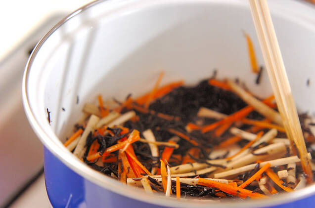 大豆と芽ヒジキの煮物の作り方の手順7