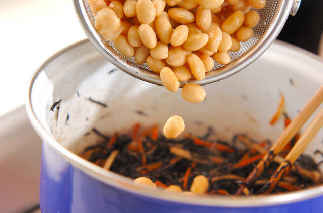 大豆と芽ヒジキの煮物の作り方の手順8