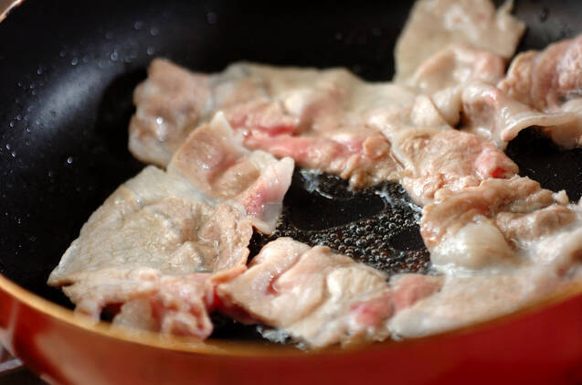 豚すき丼の作り方の手順1