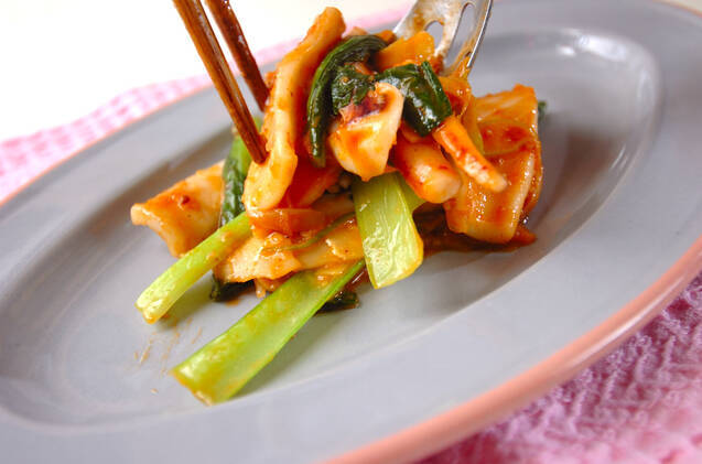 イカの中華炒めの作り方の手順8