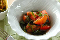 トマトと大葉のサラダ