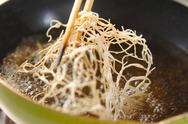 素麺パリパリハーブサラダの作り方の手順5