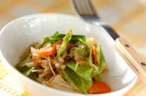 キャベツのゴマ和え