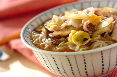 白菜漬けのあんかけにゅうめん レシピ 作り方 E レシピ 料理のプロが作る簡単レシピ