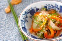 ピーマンのゆで浸し