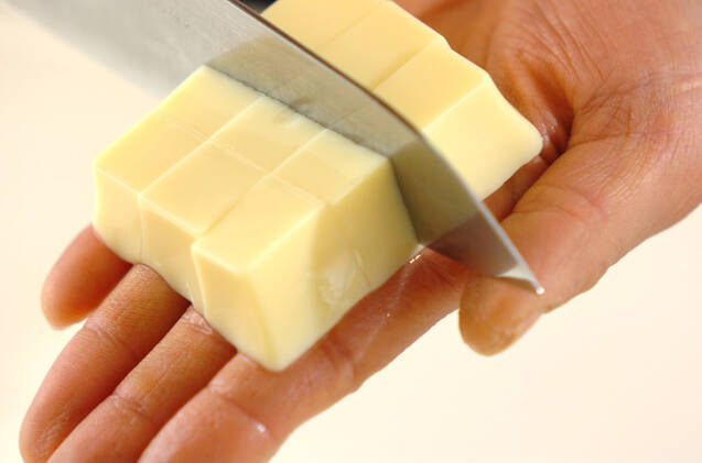 卵豆腐のお吸い物の作り方の手順1