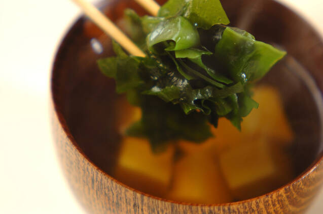 卵豆腐のお吸い物の作り方の手順4