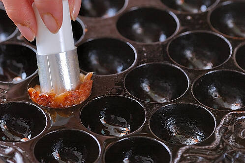 きな粉の丸いケーキの作り方の手順1