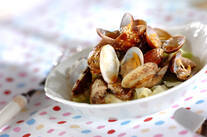 アサリとキャベツの酒蒸し