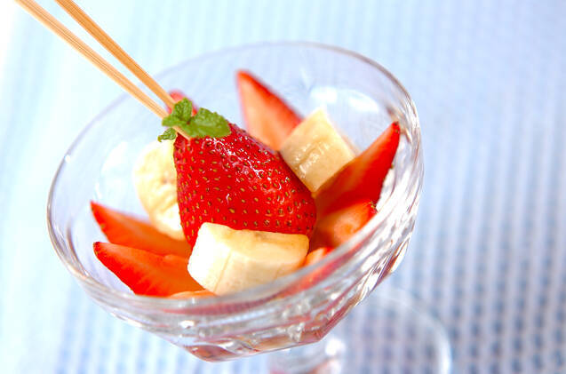 フルーツのメープルがけの作り方の手順3