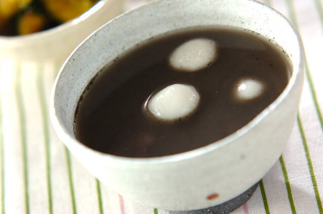 黒ゴマ汁粉