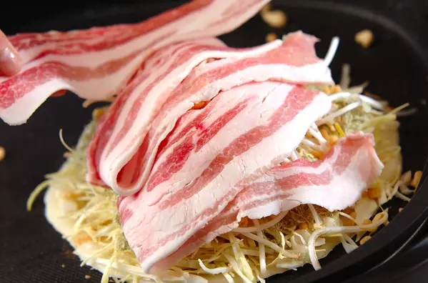 広島焼き風お好み焼きの作り方2