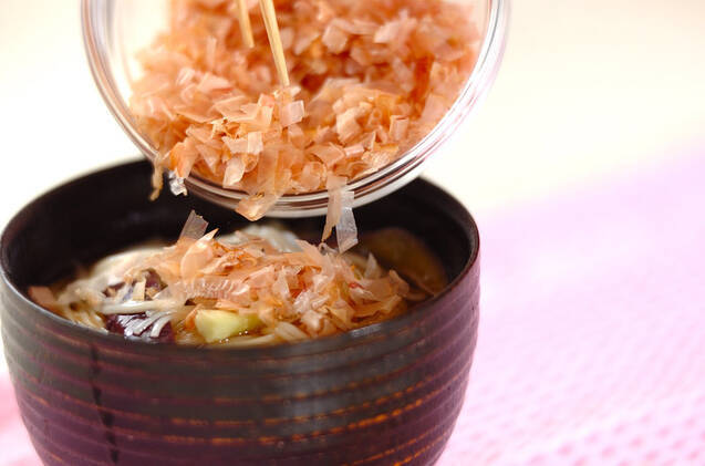 梅ナス素麺の作り方の手順4