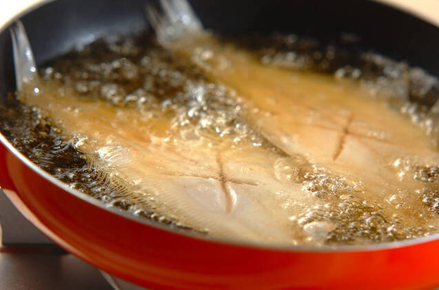 カレイの唐揚げの作り方の手順6