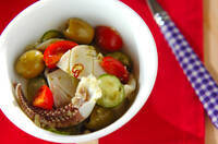 イカのバジルマリネ