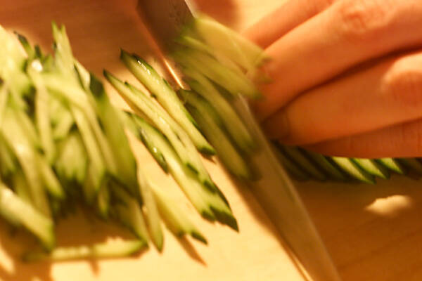 冷奴の夏サラダのっけの作り方の手順2