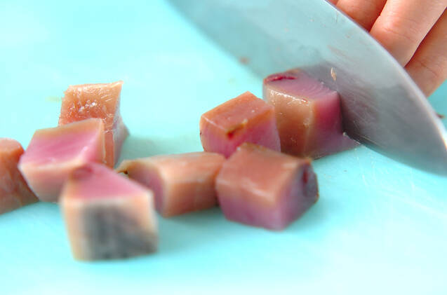 漬けカツオの作り方の手順1