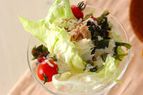 ピーナッツドレッシングサラダ