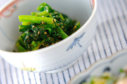 ほうれん草のゴマ和え