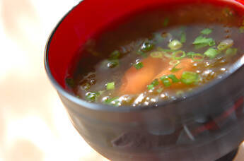 冷とろろ昆布汁