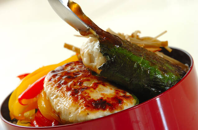 鶏と豆腐のつくね丼弁当の作り方の手順9