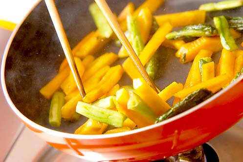 柿のきんぴらの作り方の手順2