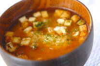 トロロ冷やみそ汁