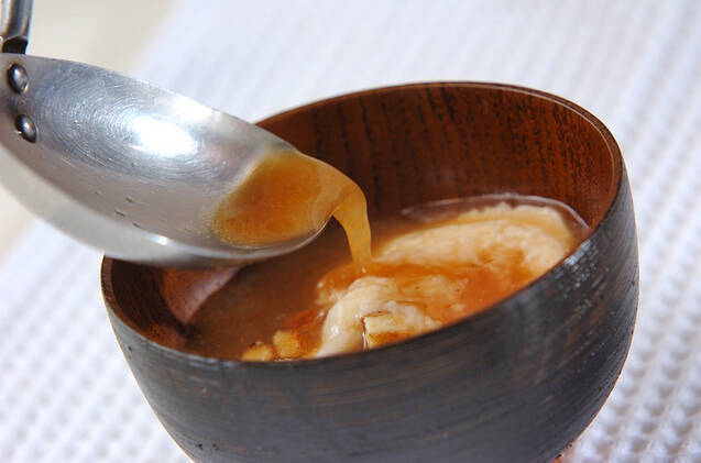 トロロ冷やみそ汁の作り方の手順4