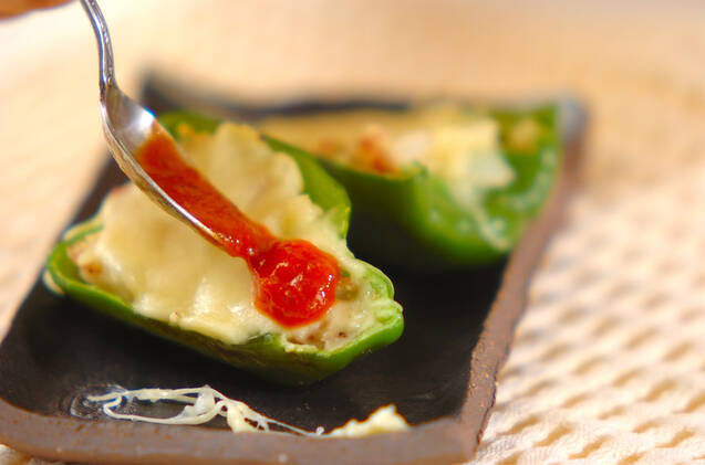 ピーマンカップサラダの作り方の手順4