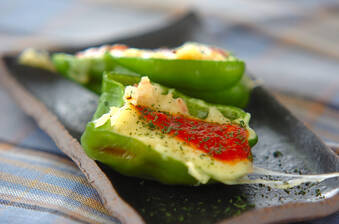 ピーマンカップサラダ