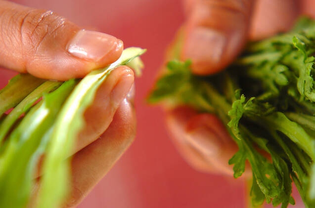 キノコのかき揚げの作り方の手順2