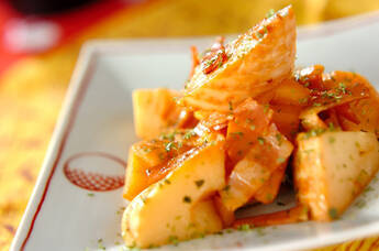 タケノコのバターじょうゆ炒め