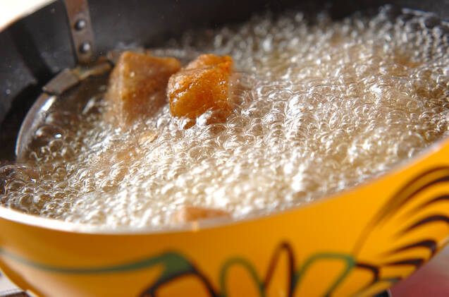 コンニャクの唐揚の作り方の手順3