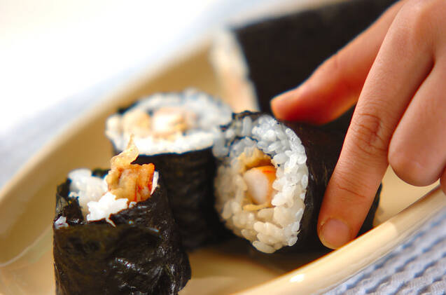 エビ天のり巻きの作り方の手順8