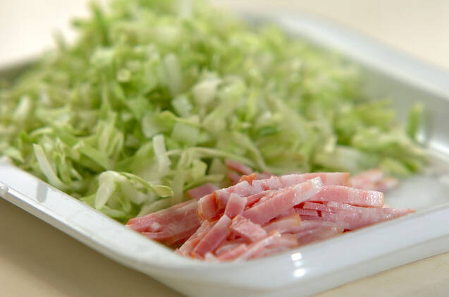 キャベツのミルクスープの作り方の手順1