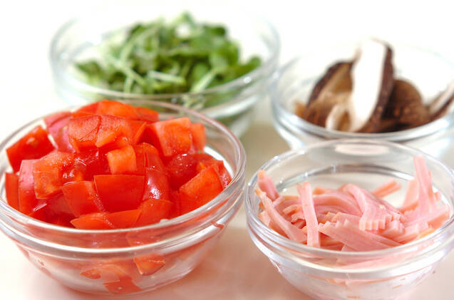 トマトの中華スープの作り方の手順1