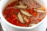 トマトの中華スープの作り方1