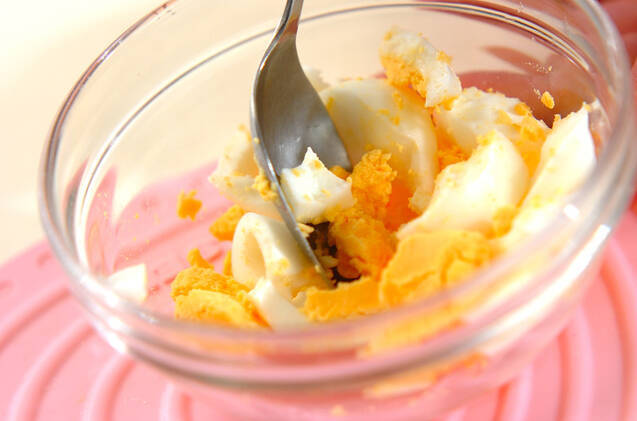 たまごトーストの作り方の手順1