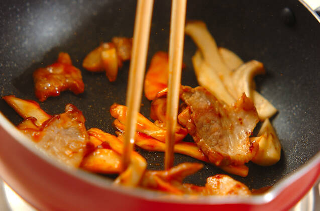 豚バラ肉のケチャップ炒めの作り方の手順3