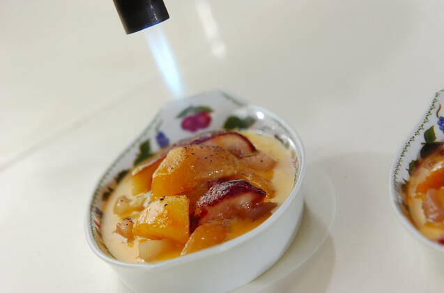 秋のフルーツグラタンの作り方の手順6