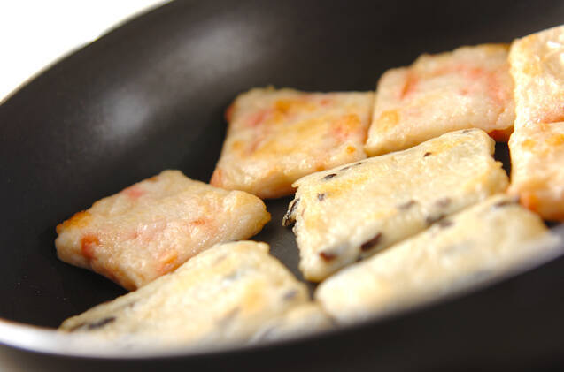 平天のショウガ焼きの作り方の手順2