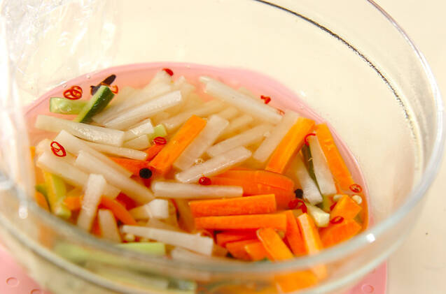 レンジで作るピクルスの作り方の手順4