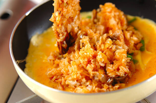 簡単オムライスの作り方の手順3