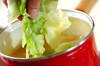 レタスと豆腐の中華スープの作り方の手順5