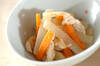 大根とニンジンの甘酢炒めの作り方の手順