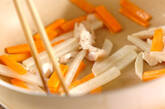 大根とニンジンの甘酢炒めの作り方3