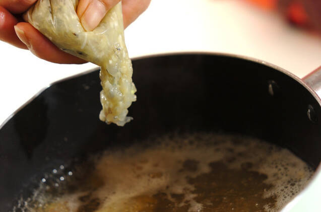 プリプリエビ団子汁の作り方の手順5