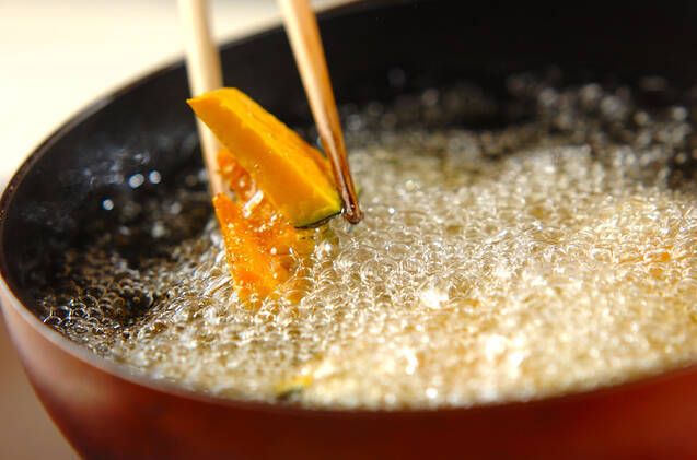 カボチャの素揚げサラダの作り方の手順6