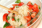 イタリア風トマト素麺の作り方3