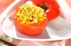 トマトのコーンマヨ焼きの作り方の手順